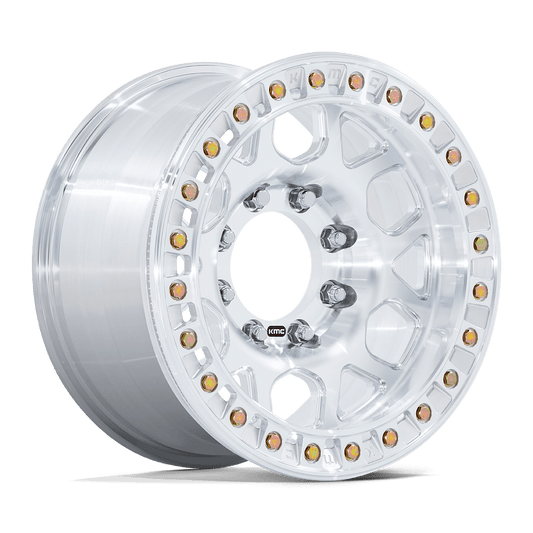KMC KM450 MESA FORGED BEADLOCK RAW MACHINED Wheel 17x9 8X180mm -12 124.2mm
