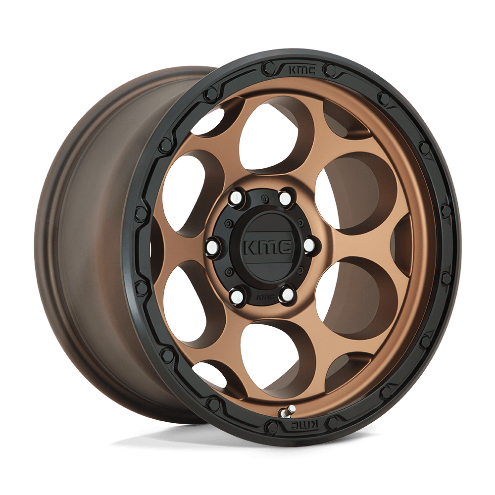 KMC KM541 DIRTY HARRY MATTE BRONZE W/ BLACK LIP Wheel 17x8.5 5X127mm +18 71.5mm