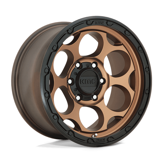 KMC KM541 DIRTY HARRY MATTE BRONZE W/ BLACK LIP Wheel 17x8.5 5X127mm +0 71.5mm