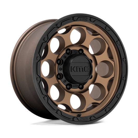 KMC KM541 DIRTY HARRY MATTE BRONZE W/ BLACK LIP Wheel 17x8.5 8X165.1mm +0 125.1mm