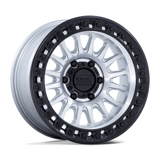 KMC KM552 IMS MACHINED W/ MATTE BLACK LIP Wheel 17x8.5 6X135mm -10 87.1mm