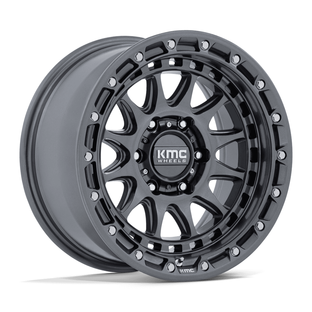 KMC KM556 CRUX GLOSS GUNMETAL Wheel 17x8.5 5X127mm +0 71.5mm