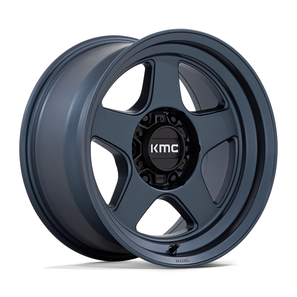 KMC KM728 LOBO METALLIC BLUE Wheel 17x8.5 6X139.7mm -10 106.1mm