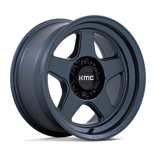 KMC KM728 LOBO METALLIC BLUE Wheel 17x8.5 6X139.7mm -10 106.1mm