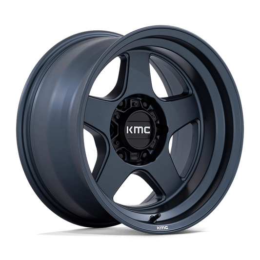 KMC KM728 LOBO METALLIC BLUE Wheel 17x8.5 6X139.7mm +18 106.1mm