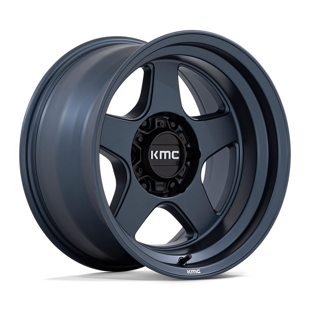 KMC KM728 LOBO METALLIC BLUE Wheel 17x9 6X139.7mm -38 106.1mm