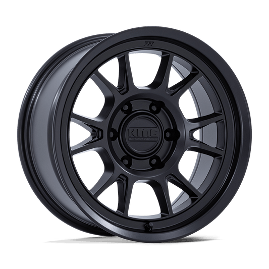KMC KM729 RANGE MATTE BLACK Wheel 17x8.5 6X139.7mm -10 106.1mm
