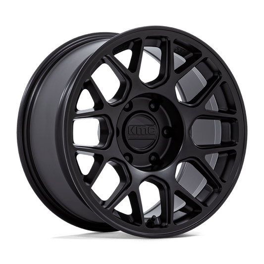KMC KM730 HATCHET MATTE BLACK Wheel 17x8.5 6X139.7mm +25 106.1mm