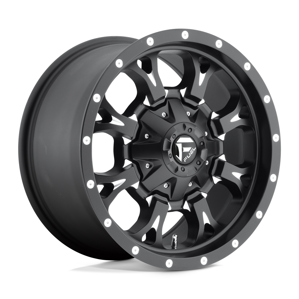 Fuel 1PC D517 KRANK MATTE BLACK MILLED Wheel 17x9 6X135/6X139.7mm +20 106.1mm