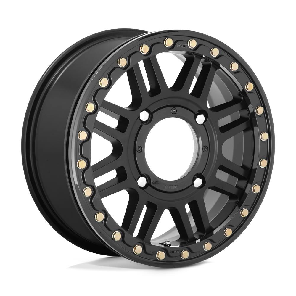 CAGE UTV BL 15X6 4X137 S-BLK BLK-RG +38