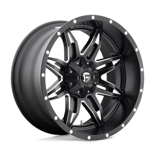 Fuel 1PC D567 LETHAL MATTE BLACK MILLED Wheel 17x9 5X114.3/5X127mm -12 78.1mm