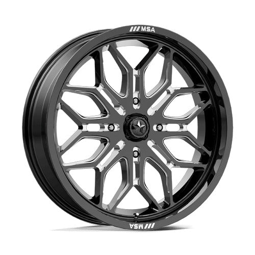 SNIPER UTV 18X7 4X110 86 G-BLK-MILL +10