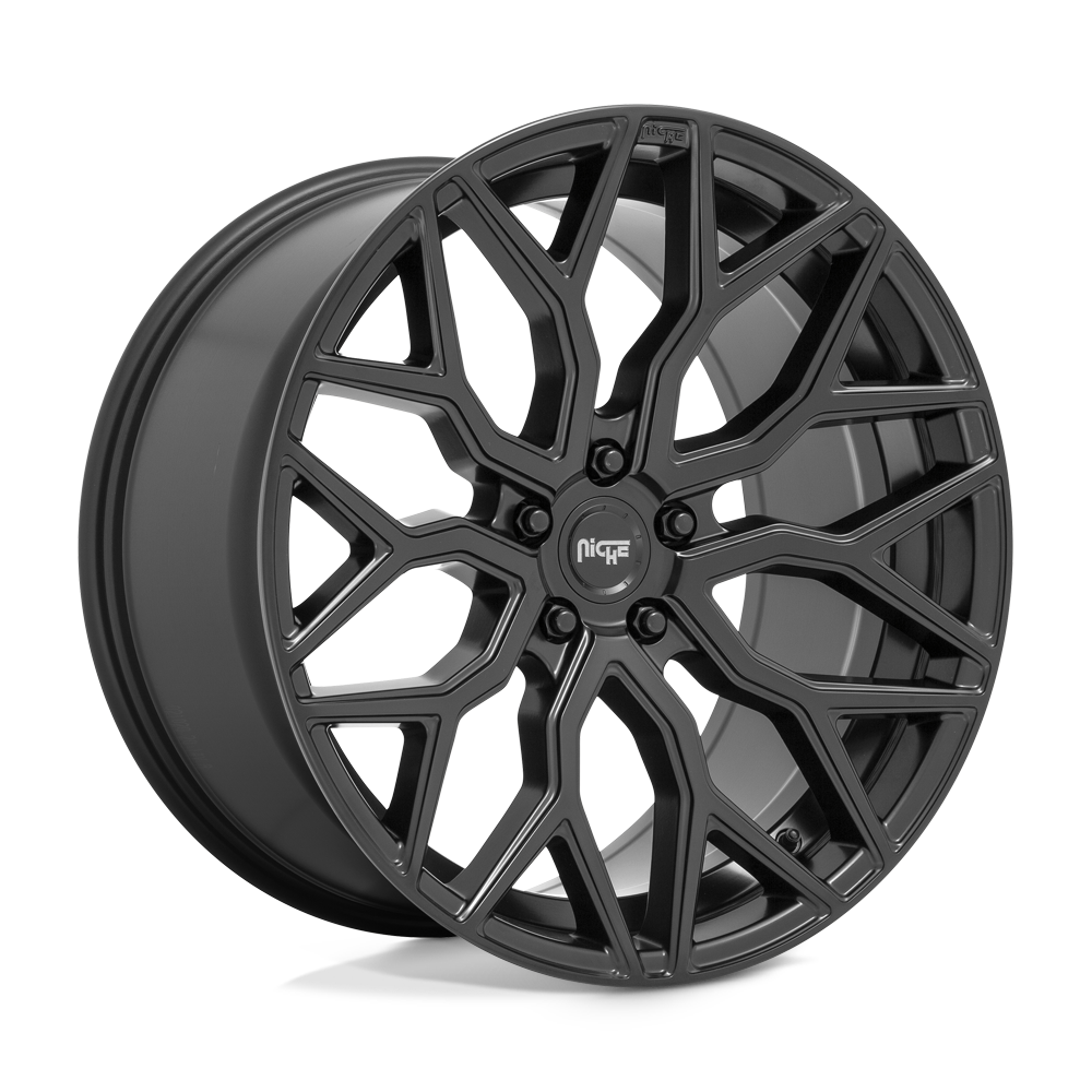 Niche 1PC M261 MAZZANTI MATTE BLACK Wheel 19x8.5 5X108mm +40 72.56mm