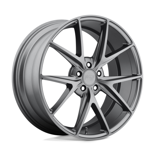 Niche 1PC M116 MISANO MATTE GUN METAL Wheel 18x8 5X114.3mm +40 72.56mm