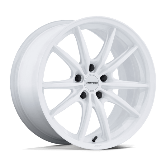 Motegi MR162 ZENTOKU GLOSS WHITE Wheel 18x9.5 5X114.3mm +35 72.56mm
