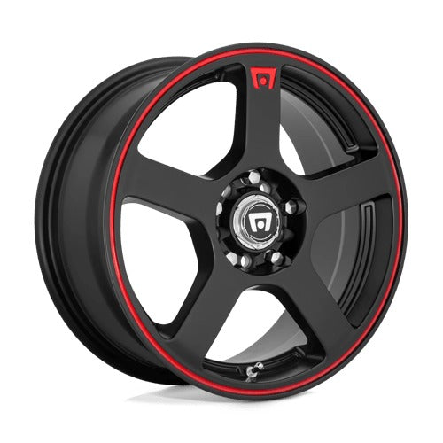 MR116 18X8 5X100/4.5 M-BLK/RED +35MM