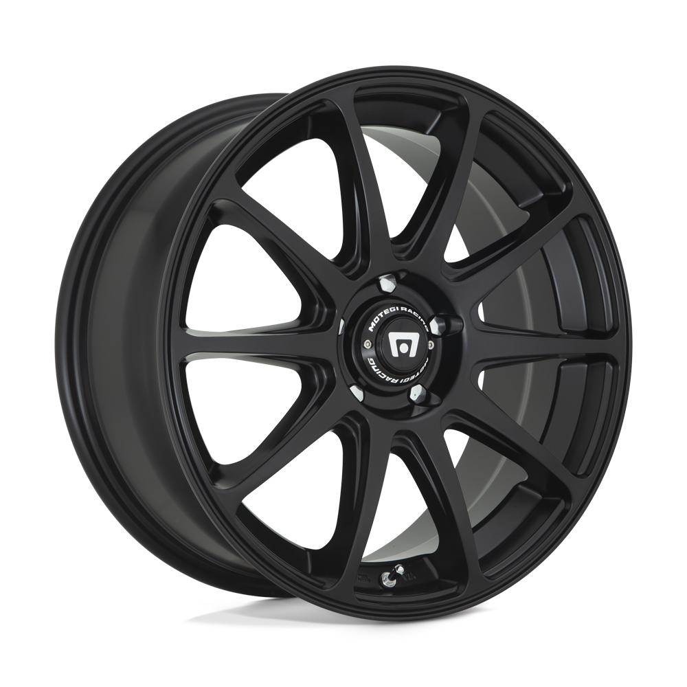 Motegi MR127 CS10 SATIN BLACK Wheel 17x8 5X100mm +38 72.56mm