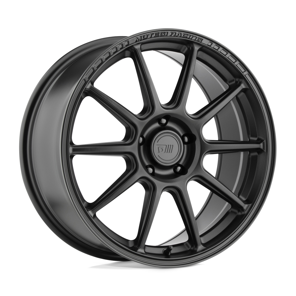 Motegi MR140 SS10 SATIN BLACK Wheel 18x8.5 5X112mm +45 66.56mm