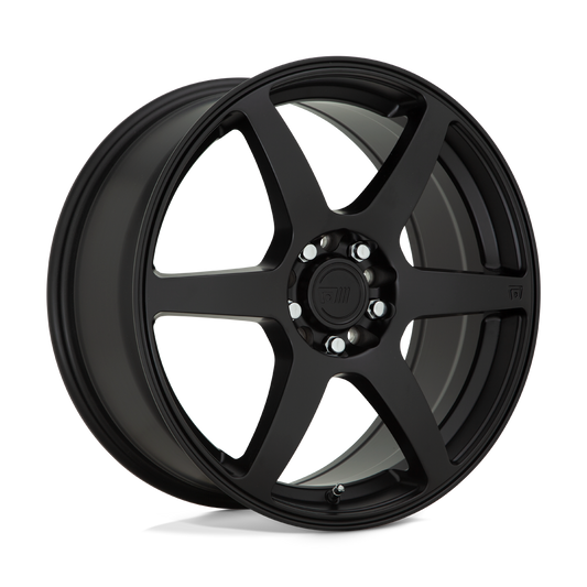 Motegi MR143 CS6 SATIN BLACK Wheel 18x8 5X114.3/5X120mm +35 74.1mm