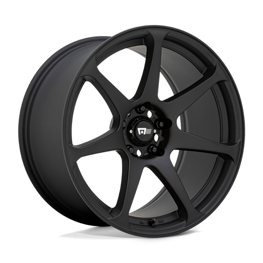Motegi MR154 BATTLE MATTE BLACK Wheel 17x8 5X108mm +43 72.56mm