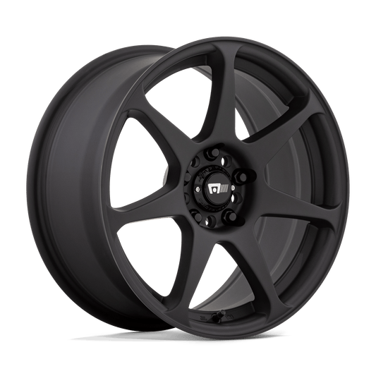 Motegi MR154 BATTLE MATTE BLACK Wheel 17x8 5X108mm +30 72.56mm