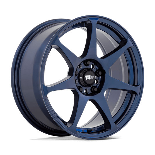 Motegi MR154 BATTLE MIDNIGHT BLUE Wheel 17x8 5X100mm +30 72.56mm