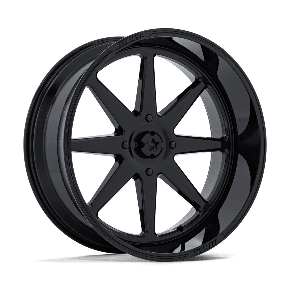 MSA Offroad Wheels M54 SPARK UTV GLOSS BLACK Wheel 24x10 6X139.7mm -25 100.3mm