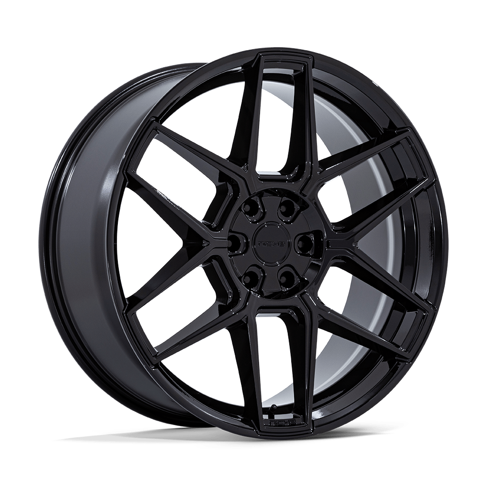 Niche 1PC NC281 RISE GLOSS BLACK Wheel 20x9 5X120mm +27 72.56mm