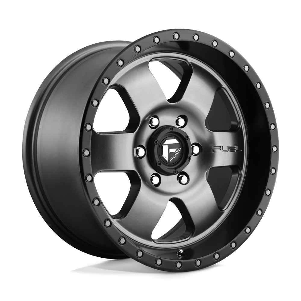 Fuel 1PC D619 PODIUM MATTE GUNMETAL BLACK BEAD RING Wheel 18x9 6X135mm +20 87.1mm