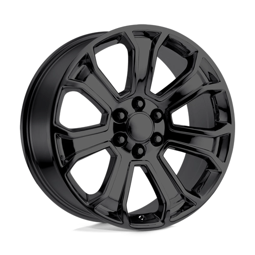 PR166 20x9 6X5.5 ET24 78.10 bore GLOSS BLACK Wheel