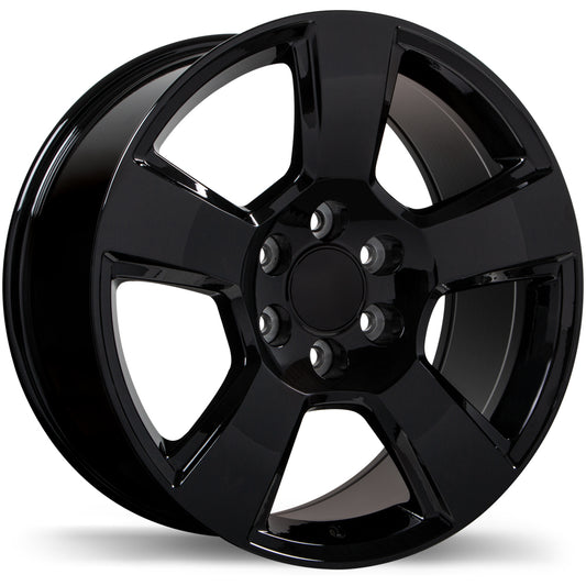 R211 20x9.0 6x139.7mm ET+27 78.1 bore Black Wheel