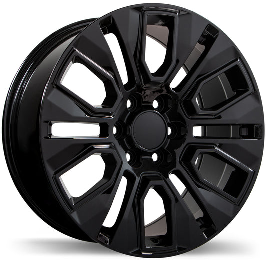 R232 20x9.0 6x139.7mm ET+24 78.0 bore Black Wheel