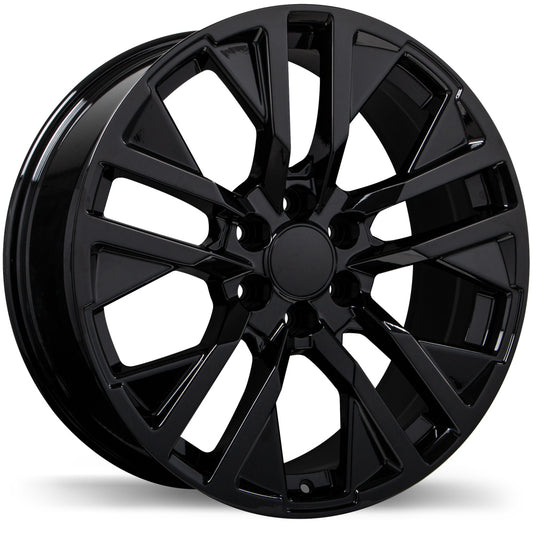 R246 22x9.0 6x139.7mm ET+28 78.0 bore Black Wheel