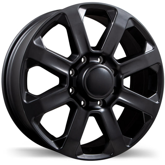 R261 20x8.0 8x165.1mm ET+54 121.1 bore Black Wheel
