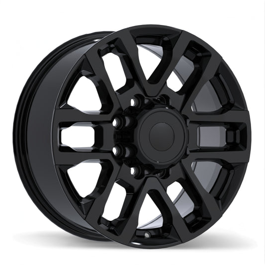R273A 18x8.0 8x165.1mm ET+57 121.1 bore Black Wheel