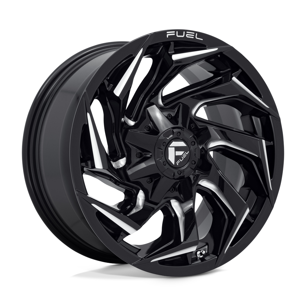 Fuel 1PC D753 REACTION GLOSS BLACK MILLED Wheel 18x9 6X135/6X139.7mm +1 106.1mm