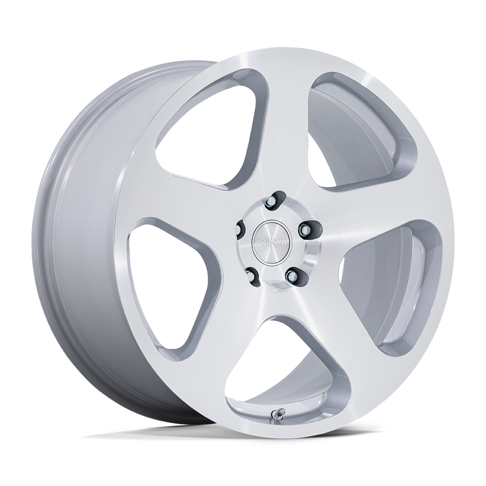 Rotiform RC200 NUE GLOSS SILVER W/ MACHINED FACE Wheel 20x10 5X120mm +40 65.07mm