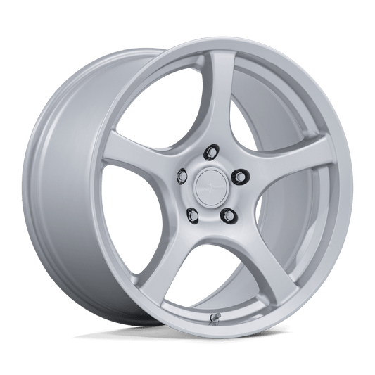 Rotiform RC211 CGN GLOSS SILVER Wheel 18x10.5 5X114.3mm +22 72.56mm