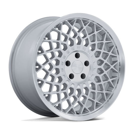 Rotiform RC212 CJJ GLOSS SILVER W/ MACHINED LIP Wheel 18x8.5 5X120mm +35 74.1mm