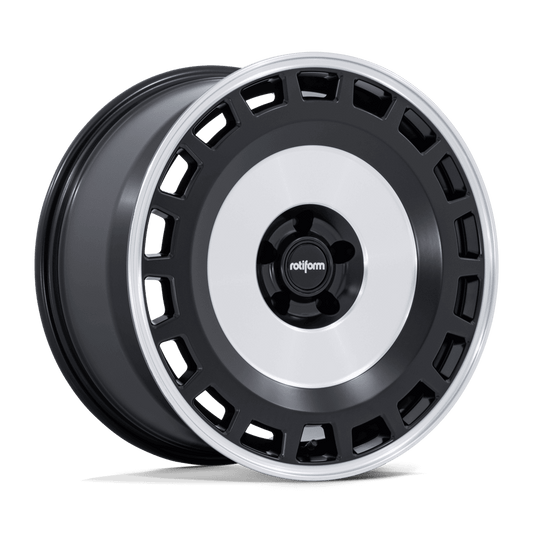Rotiform RC213 ZBF MATTE BLACK W/ MACHINED FACE Wheel 18x9.5 5X114.3mm +25 72.56mm