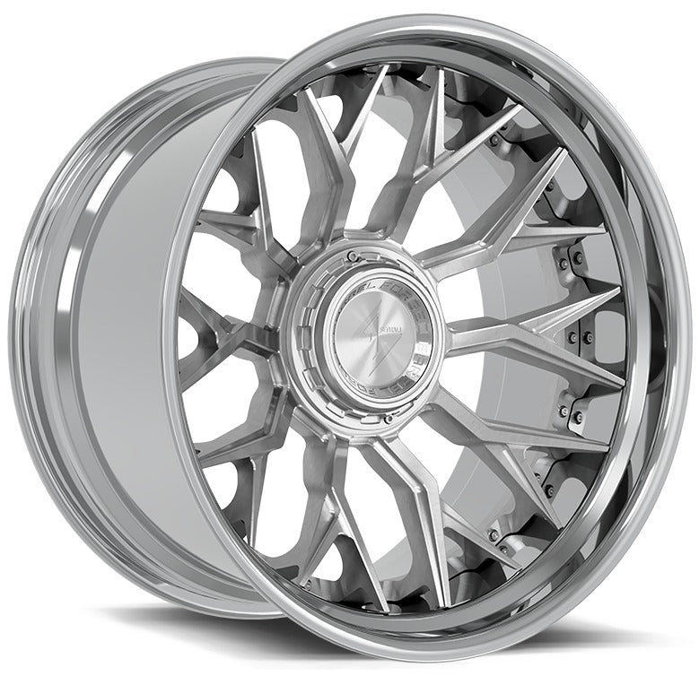 BFX2 22x12 8x165.1/8x180 -44 Polished Lip / Brushed Centre