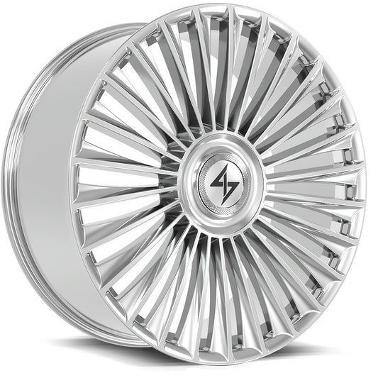 Sentali Luxx Turbine  22x9 5x112/5x114.3 30 Chrome