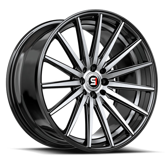 SPEC-1 RACING SP-69 17x7.5 5x114.3/5x100 42 Gloss Black Machined / Undercut