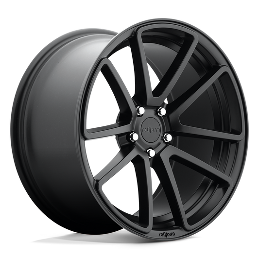 Rotiform R122 SPF MATTE BLACK Wheel 18x8.5 5X112mm +45 66.56mm