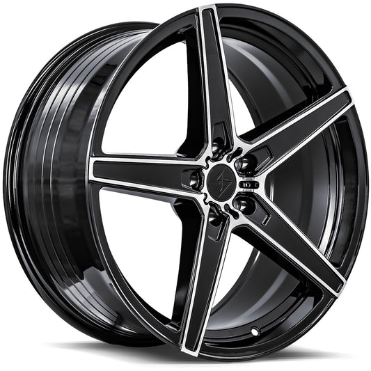 Sentali Street SS4 20x9 5x115 15 Gloss Black Machined