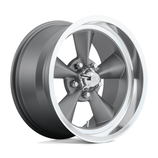 US Mag 1PC U102 STANDARD MATTE GUN METAL Wheel 17x8 5X114.3mm +1 72.56mm