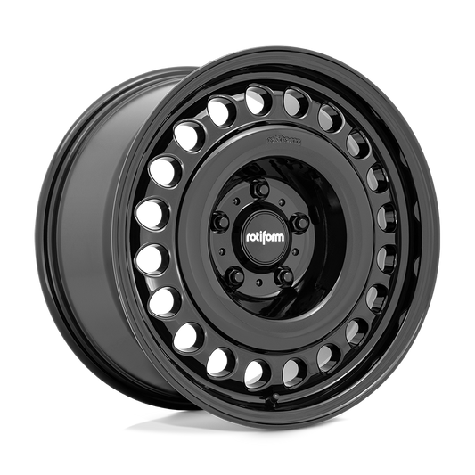 Rotiform R191 STL GLOSS BLACK Wheel 17x9 6X139.7mm +0 106.1mm