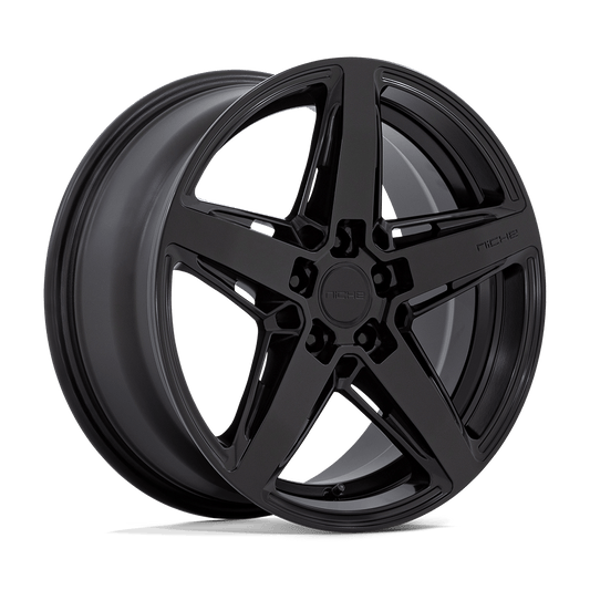 Niche 1PC M269 TERAMO MATTE BLACK Wheel 18x8 5X114.3mm +40 72.56mm