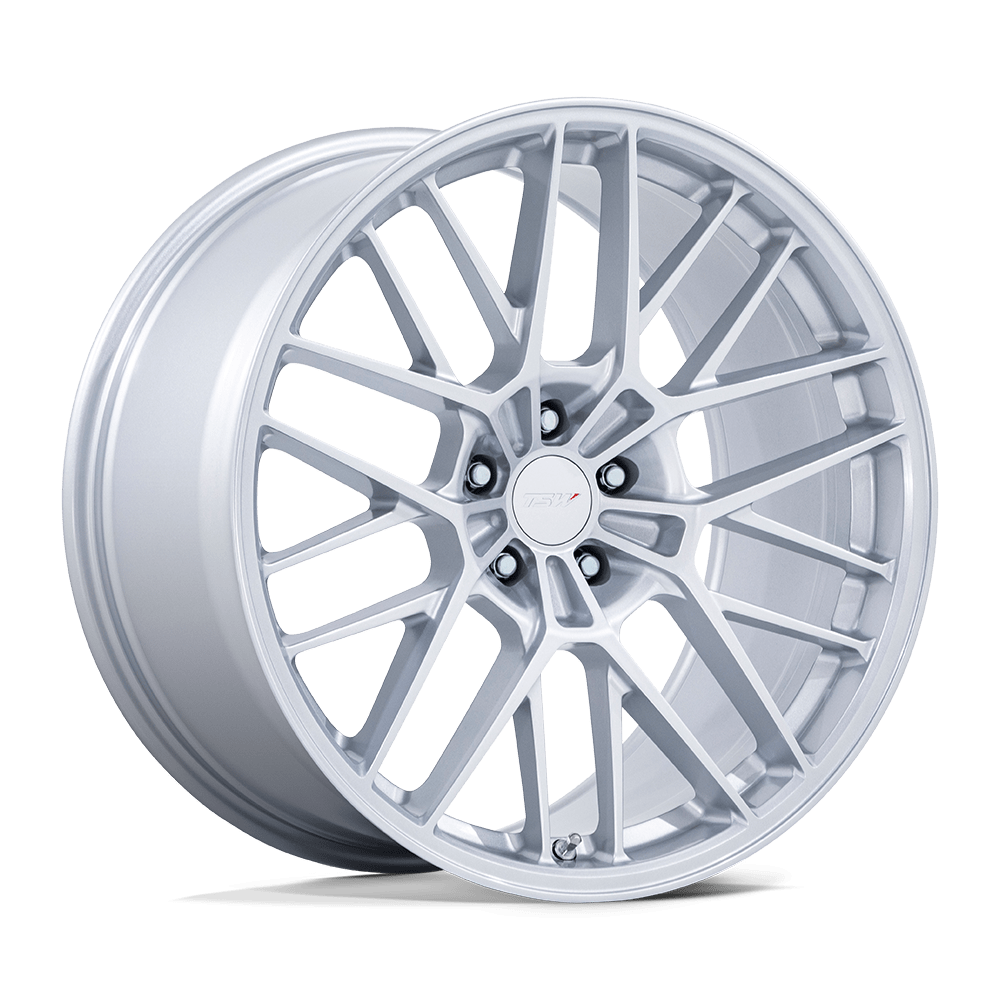 TSW TW001 DAYTONA GLOSS SILVER Wheel 22x9 5X114.3mm +38 72.56mm