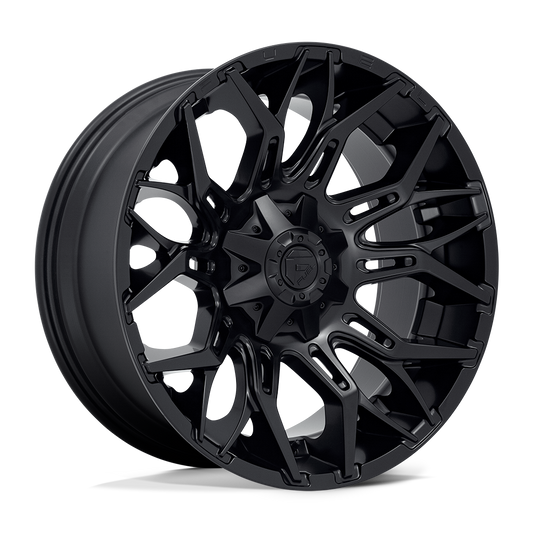 Fuel 1PC D772 TWITCH BLACKOUT Wheel 22x10 8X180mm -18 124.2mm